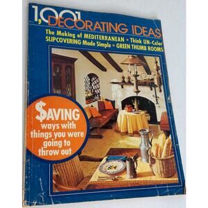 Vintage 1001 Decorating Ideas Mediterraneon Green Thumb Rooms Un Color Book 47